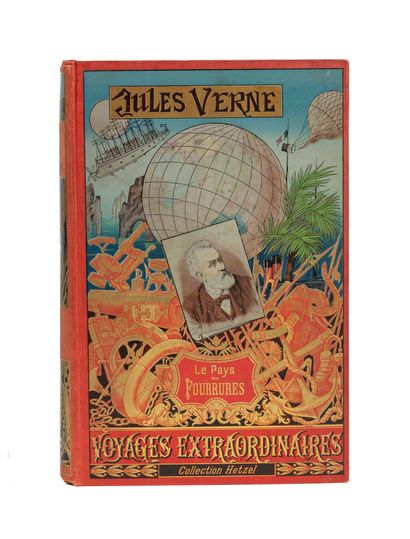 null The Land of Furs by Jules Verne. Illustrations by Férat and Beaurepaire. Paris,...