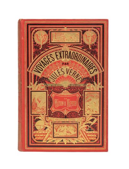 null La Maison à Vapeur by Jules Verne. Illustrations by Benett. Paris, Bibliothèque...
