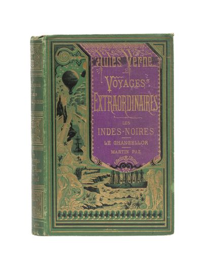 null Les Indes-Noires / Le Chancellor / Martin Paz par Jules Verne.. Illustrations...