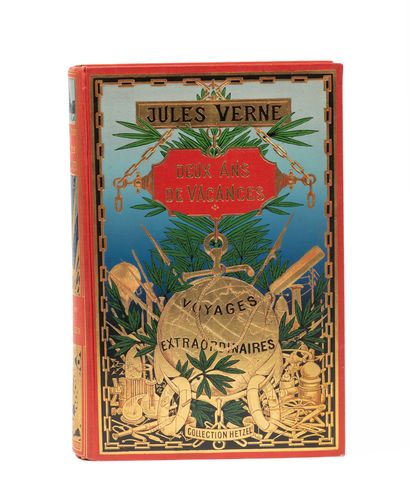 null Deux ans de Vacances par Jules Verne. Illustrations de L. Benett. Paris, Collection...