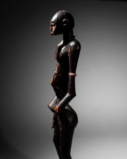 null Statue Senoufo, Côte d'Ivoire
Bois
H. 61 cm

Provenance :
- Collection Rime,...