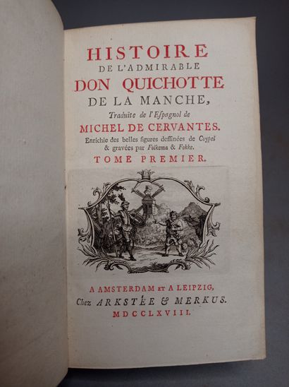 null CERVANTÈS (Miguel de). History of the admirable Don Quixote of La Mancha. -...