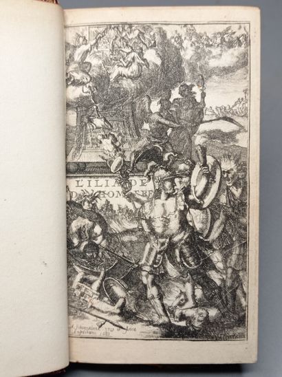 null HOMÈRE. L'Iliade. Suivant la Copie imprimée à Paris, chez Claude Barbin, 1682....