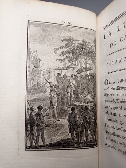 null CAMOËNS (Louis). La Lusiade, poème héroïque en dix chants. Paris, Nyon, 1776....