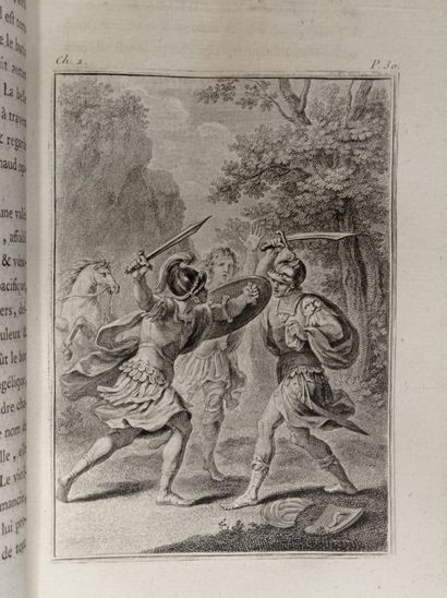 null ARIOSTE. Roland furieux, poème héroïque. Paris, Brunet, 1775. 4 volumes in-8,...