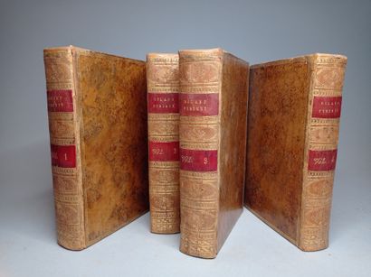 null ARIOSTE. Roland furieux, heroic poem. Paris, Brunet, 1775. 4 volumes in-8, raked...