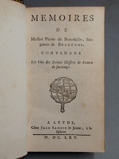 null BRANTÔME. Memoirs of Messire Pierre du Bourdeille, Lord of Brantome. Leiden,...