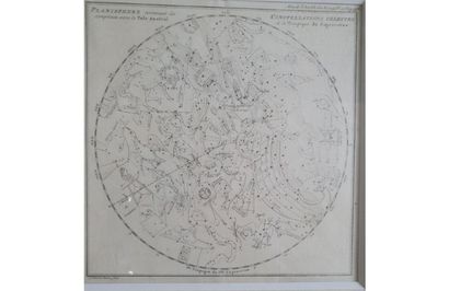 null CARTE. - BUACHE, Philippe. Planisphère physique, où l'on voit du
Pole Septentrional.../...