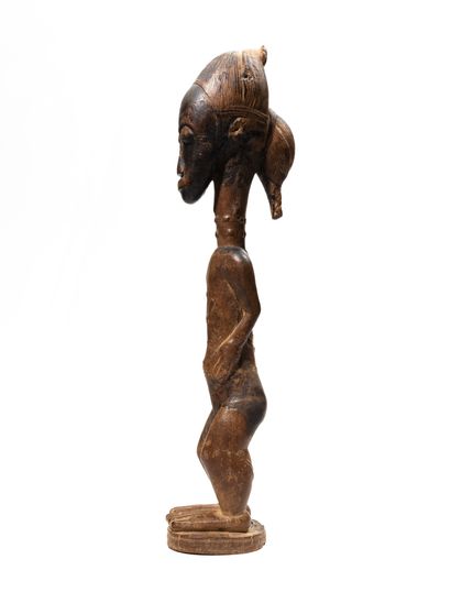 null Baule statue, Ivory Coast
Wood
H. 44 cm
Ancient statue representing a male figure...