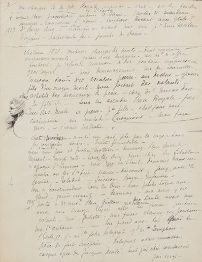 BONHEUR Rosa (1822-1899) peintre animalier. Meeting of autograph letters signed,...