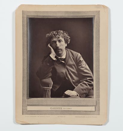 null PHOTOGRAPHS PAINTERS AND ARCHITECTS. Set of 5 photographs from the 19th and...