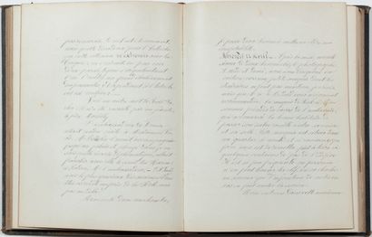 [CHAMBORD Henri duc de Bordeaux, Comte de (1820-1883)]. Manuscrit attribué à Moricet...
