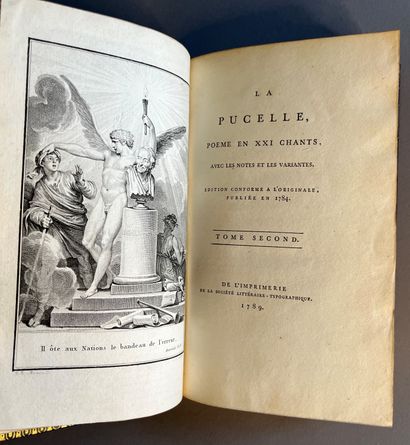 VOLTAIRE. La Pucelle, poème en XXI chants, avec les notes et les variantes. Édition...