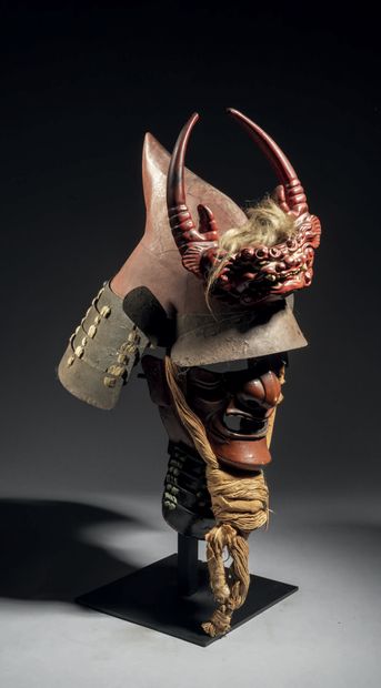 JAPON - Fin Epoque MOMOYAMA (1573-1603) / Début Epoque EDO (1603-1868) Casque (kabuto)...