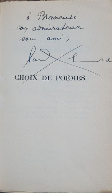 ELUARD Paul Choix de Poèmes. Paris, Gallimard, 1961. In-12, broché.
Edition originale...