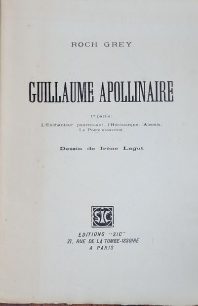 ALBERT-BIROT Pierre CINÉMA. Drames. Poèmes dans l'Espace. Paris, Editions SIC, 1920....