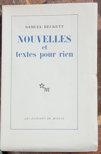 BECKETT Samuel Nouvelles et textes pour rien. Paris, Editions de Minuit, 1955. In-8,...