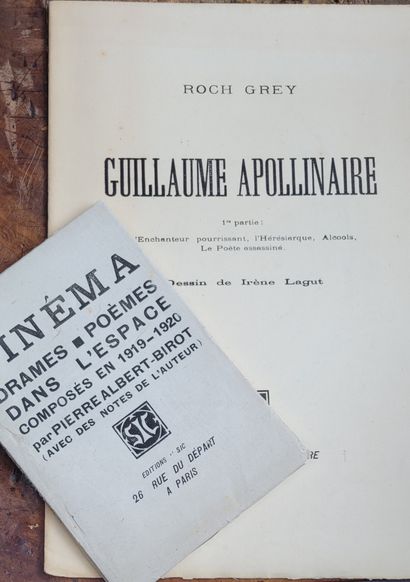 ALBERT-BIROT Pierre CINÉMA. Drames. Poèmes dans l'Espace. Paris, Editions SIC, 1920....