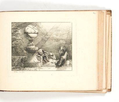 GILLOT, Claude, et Antoine Houdart de LA MOTTE [Les Fables]. Collection of 69 engravings...