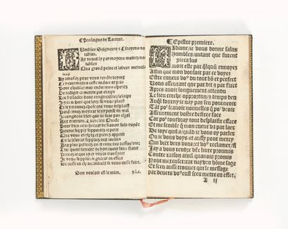 null The Flower of all joys
Lyon, Bernabe Chaussard, 1546
THE ONLY COPY CITED BY...