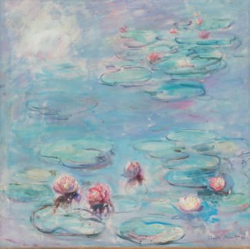 null Trois reproductions
- Les nymphéas, d'après Monet, 90 x 90 cm et 48 x 57 cm
-...