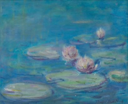 null Three reproductions
- Water Lilies, after Monet, 90 x 90 cm and 48 x 57 cm
-...