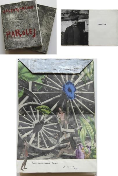 JACQUES PRÉVERT (1900-1977) Paroles. Paris, Éditions du Point du Jour, Le Calligraphe,...
