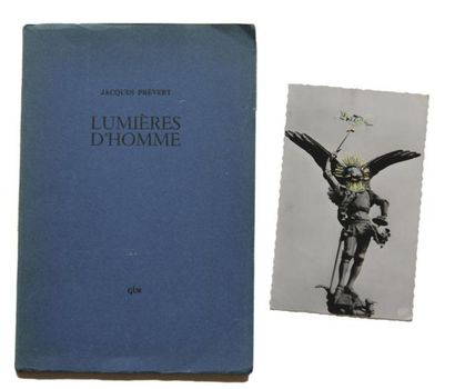 JACQUES PRÉVERT (1900-1977) Lumières d'homme. Paris, G.L.M., 1955; in-8, broché....