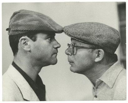 RICHARD C. MILLER (1912-2010) Jack Lemmon et Billy Wilder La Garçonnière (Billy Wilder),...