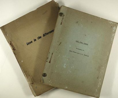 BILLY WILDER (1906-2002) Scénario de Love in the Afternoon (Ariane), 1957. Un volume...