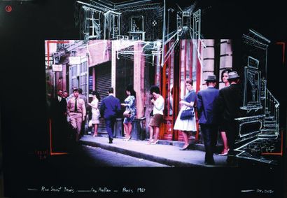 NAERT Didier Composition d'après Alexandre TRAUNER, Rue Saint Denis, 1961 Paris,...