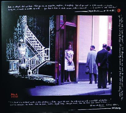 NAERT Didier Composition d'après Alexandre TRAUNER, Rue Saint Denis, 1961 Paris,...