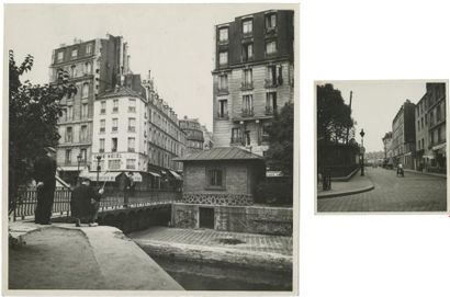 ALEXANDRE TRAUNER (1906-1993) Croisement quai de Jemmapes, rue de la Grange aux Belles...