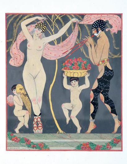 LOUYS (Pierre) Les Chansons de Bilitis. Paris, Collection Pierre Corrard, 1922. Grand...