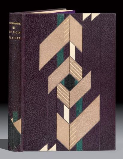 RÉGNIER (Henri de) Le Bon plaisir. Paris, Éditions René Kieffer, 1919. In-4 maroquin...