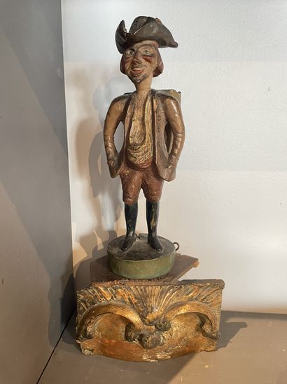 Statuette
In polychrome wood
Depicting a...