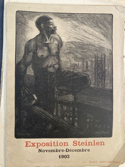 Théophile Alexandre STEINLEIN (1859-1923) Ensemble composé :
- du catalogue d'exposition...