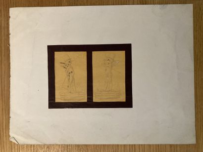 null Ensemble de dessins et de gravures du début du XIXème siècle
Divers formats