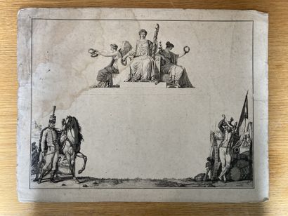 null [Republican Allegories]
A batch of X engravings, composed of different allegories...