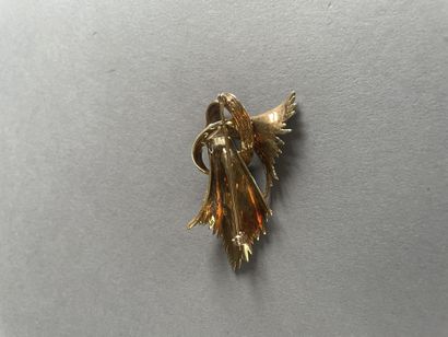 null Gold 585 °/°°° spray brooch
Circa 1950
P. 13,1 g