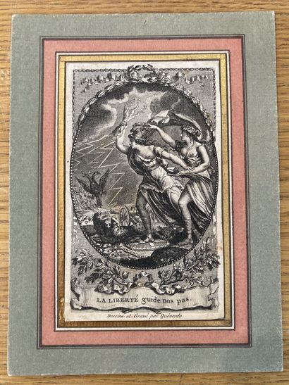 null [Republican Allegories]
A batch of X engravings, composed of different allegories...