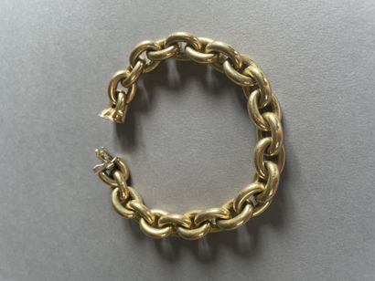 null Bracelet in gold 750°/°° with forçat link
P. 46,3 g