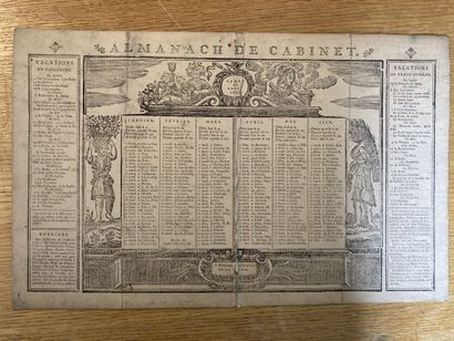 null [Almanacs and Calendars]
Lot of engravings.
- Calendar for the Second Year of...