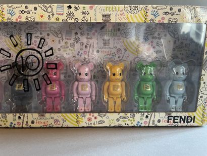 FENDI Medicom Toy Corporation
Set of 10 multicolored figurines
Be@rbrick (In its...