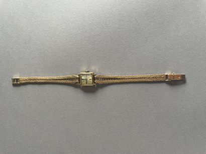 Bracelet montre de dame en or 750°/°° fisco
Boîtier...