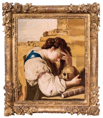 Melancholy
French tapestry panel, 18th century
The...