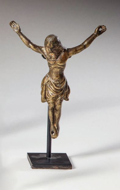 Sconce Christ in copper with remains of gilding.
Central...