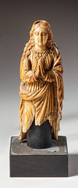 * Virgin of the Assumption in ivory carved...