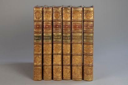 MOLIÈRE. Œuvres. Paris, s.n. 1734. 6 volumes...