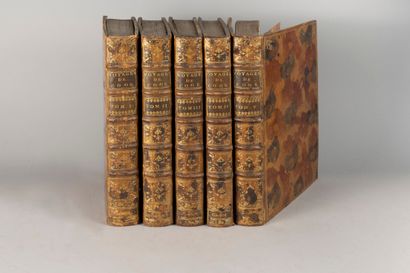 null COOK (James). Voyages de Cook. 1774-1785. - Vie de Cook. 1789. Ensemble 4 ouvrages...